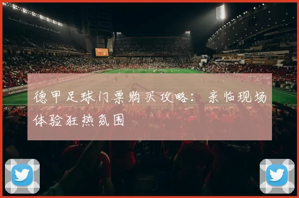 德甲足球门票购买攻略：亲临现场体验狂热氛围