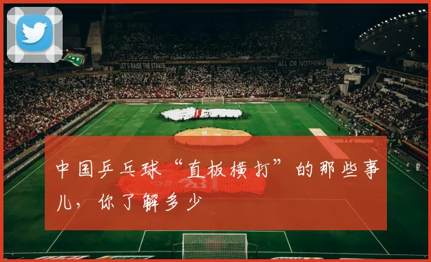 中国乒乓球“直板横打”的那些事儿，你了解多少